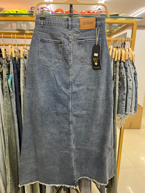 Women Long Denim Skirts